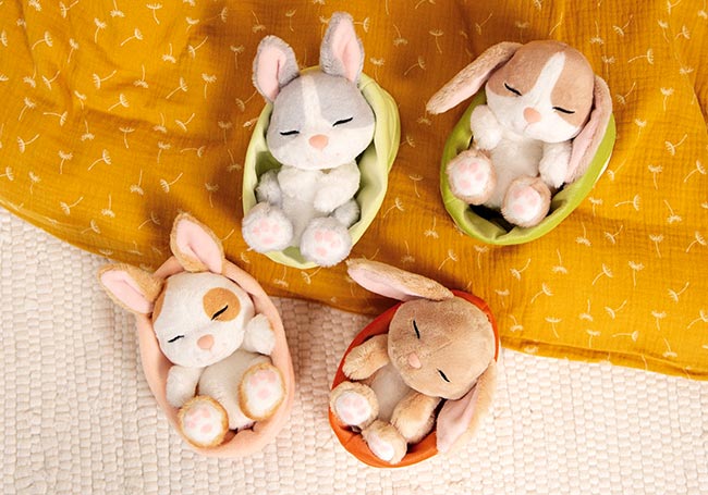 Bunnies join our sleeping pets range!