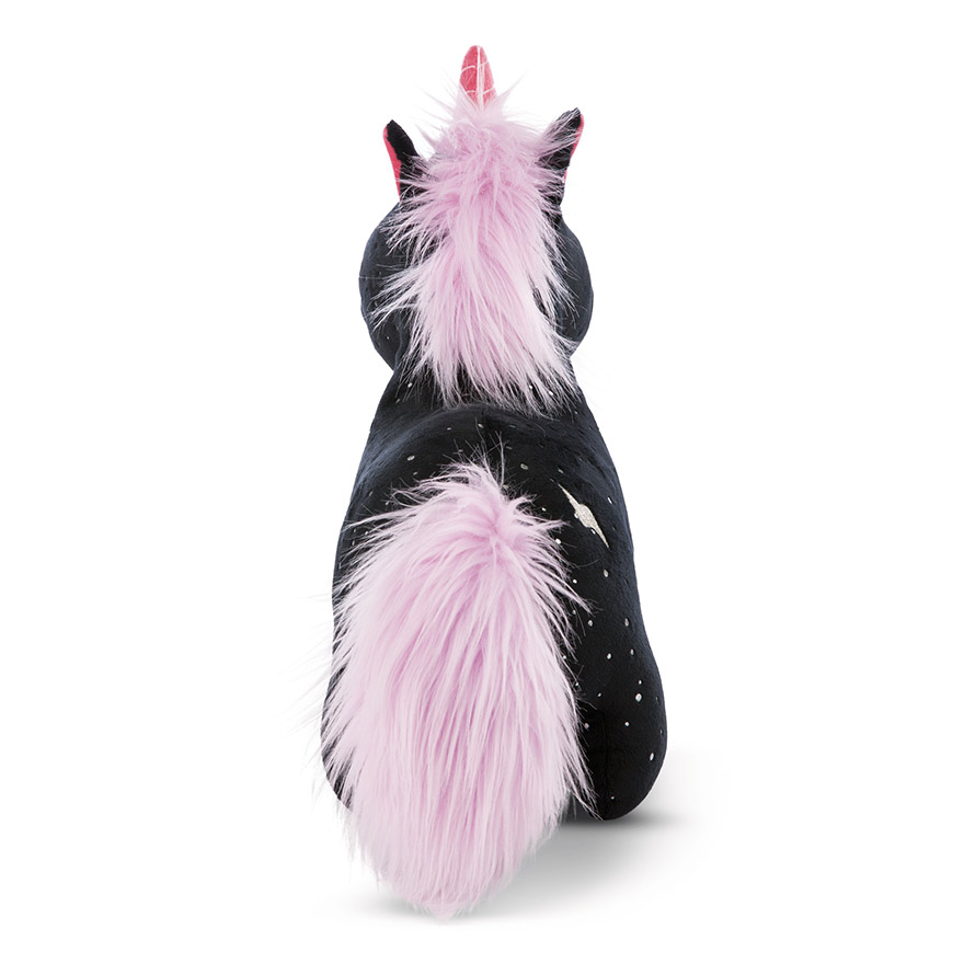 NICI Anhänger Einhorn Carbon Flash – 8 Cm, Mit Spruch „Mir Doch Egal“, Elastische Schlaufe, Schwarzes Einhorn Für Schlüssel Oder Tasche NICI Anhänger Einhorn Carbon Flash – 8 Cm, Mit Spruch „Mir Doch Egal“, Elastische Schlaufe, Schwarzes Einhorn Für Schlüssel Oder Tasche