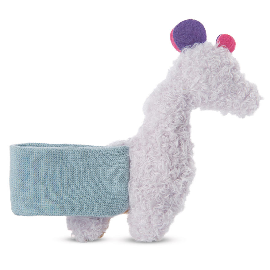 NICI - Griffon Girafe Sasuma 12 Cm Avec Hochet, 48035, Beige