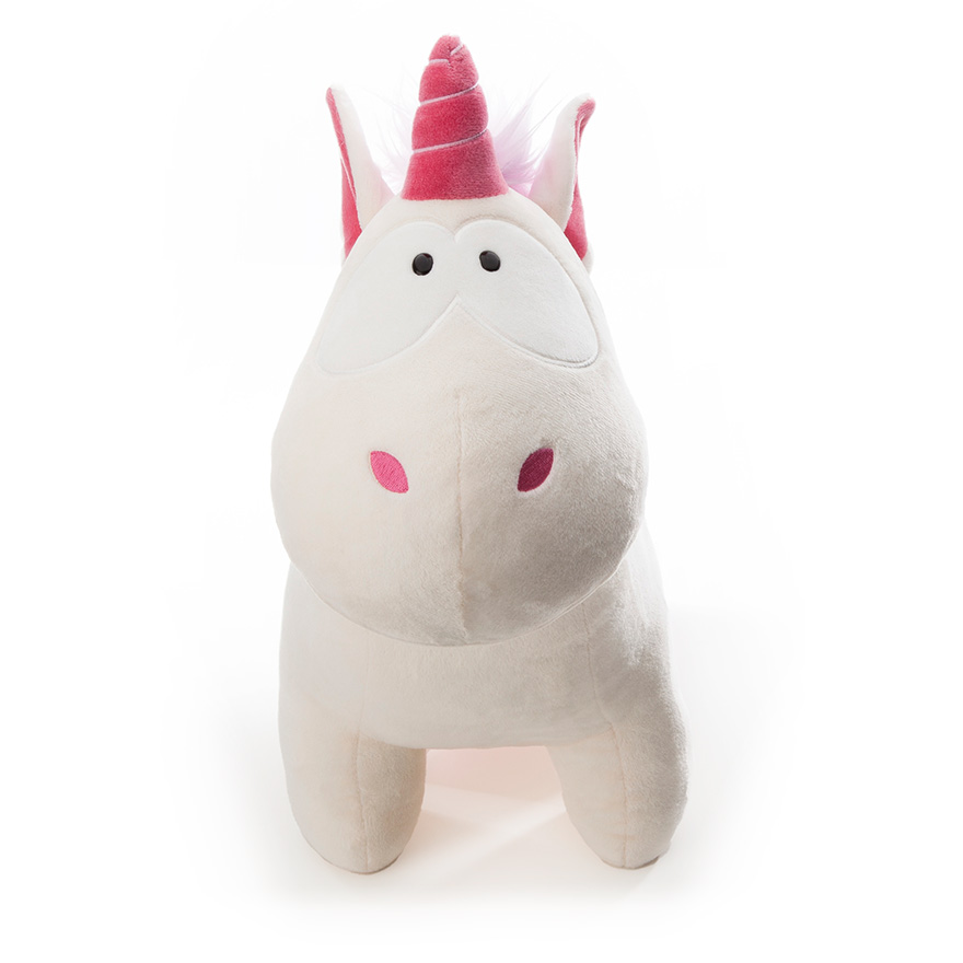 Nici 41248.0 - Licorne Theodor Coussin Imprimé hab Dich Lieb Coton, 37 Nici 41248.0 - Licorne Theodor Coussin Imprimé hab Dich Lieb Coton, 37