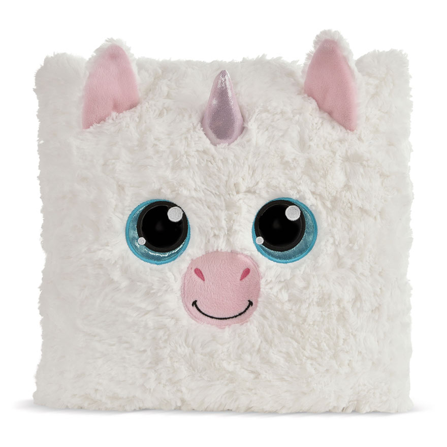 Doudou peluche licorne grise rose ALE HOP