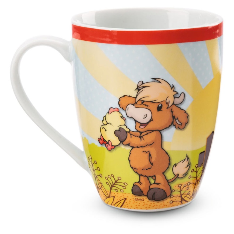 NICI Trinkflasche Stone Age Friends – 0,5l, Mit Säbelzahntiger & Mammut, Für Kinder