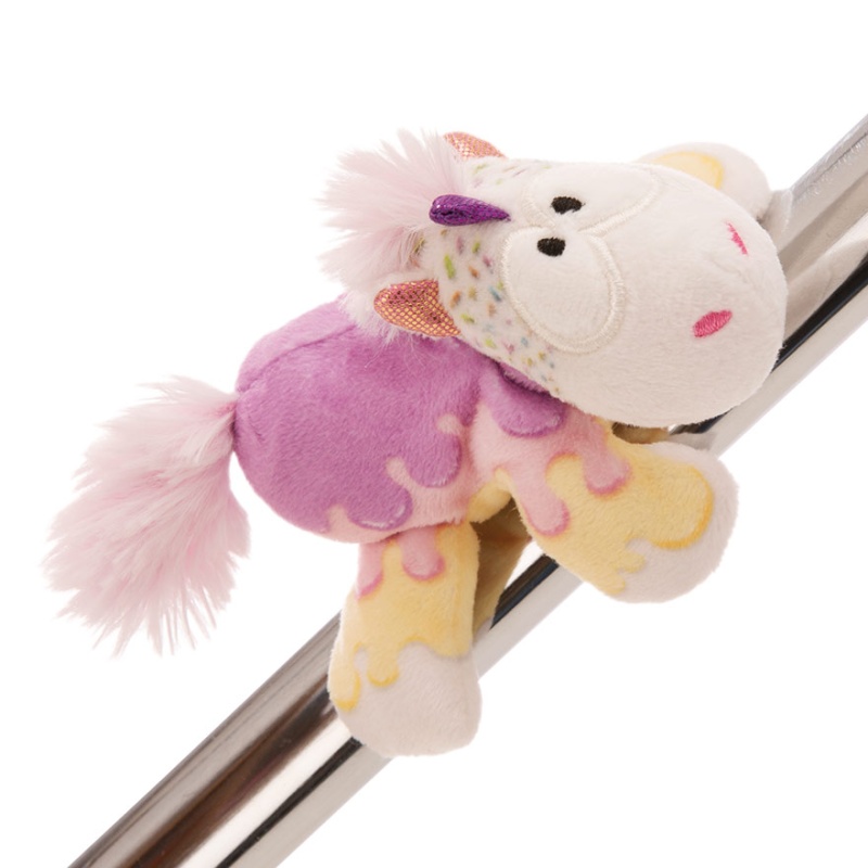 NICI Portachiavi Theodor And Friends Unicorno Cloud Dreamer | Peluche Ciondolo 11 Cm Con Bandierina | Regalo Simpatico E Morbido