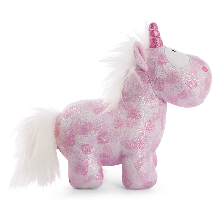 NICI Einhorn-Anhänger Theodor – Süße Glücksbringer Mit Herz (8 Cm, Weiß/pink)