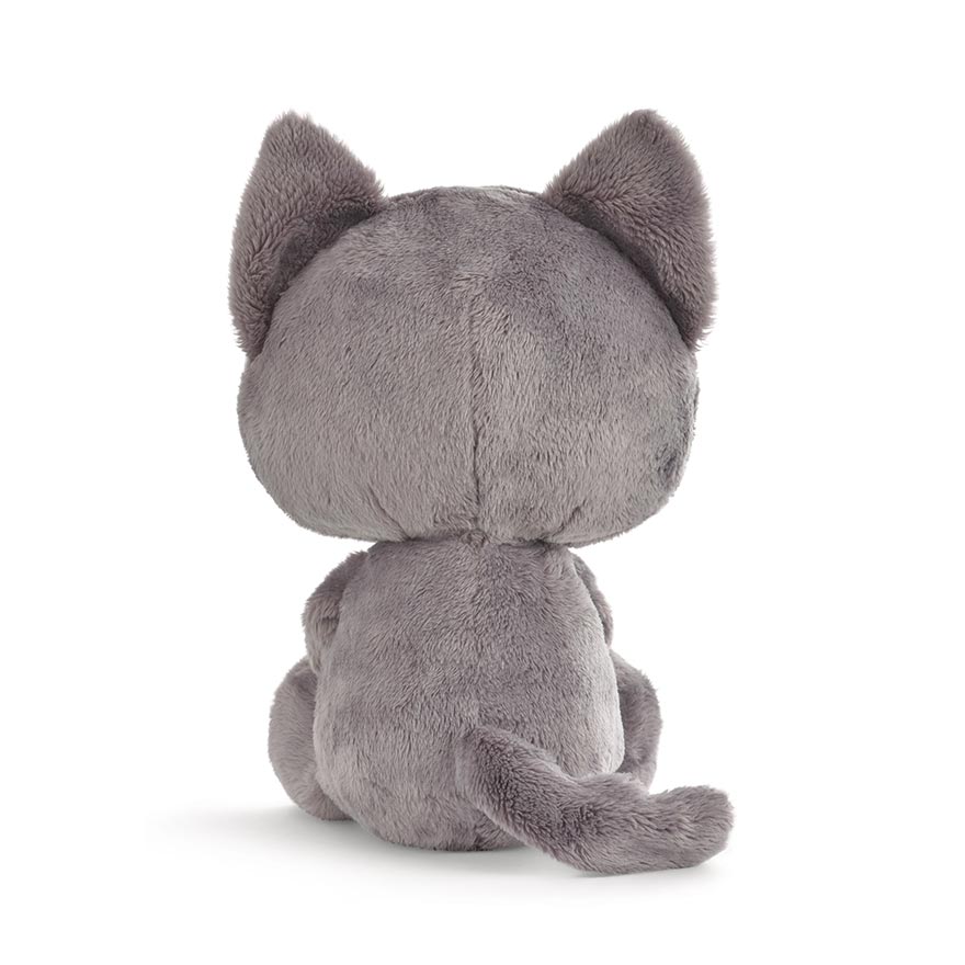 World's Softest Plush Knuffel Karing de grijze Kat 25 cm | Smyths Toys