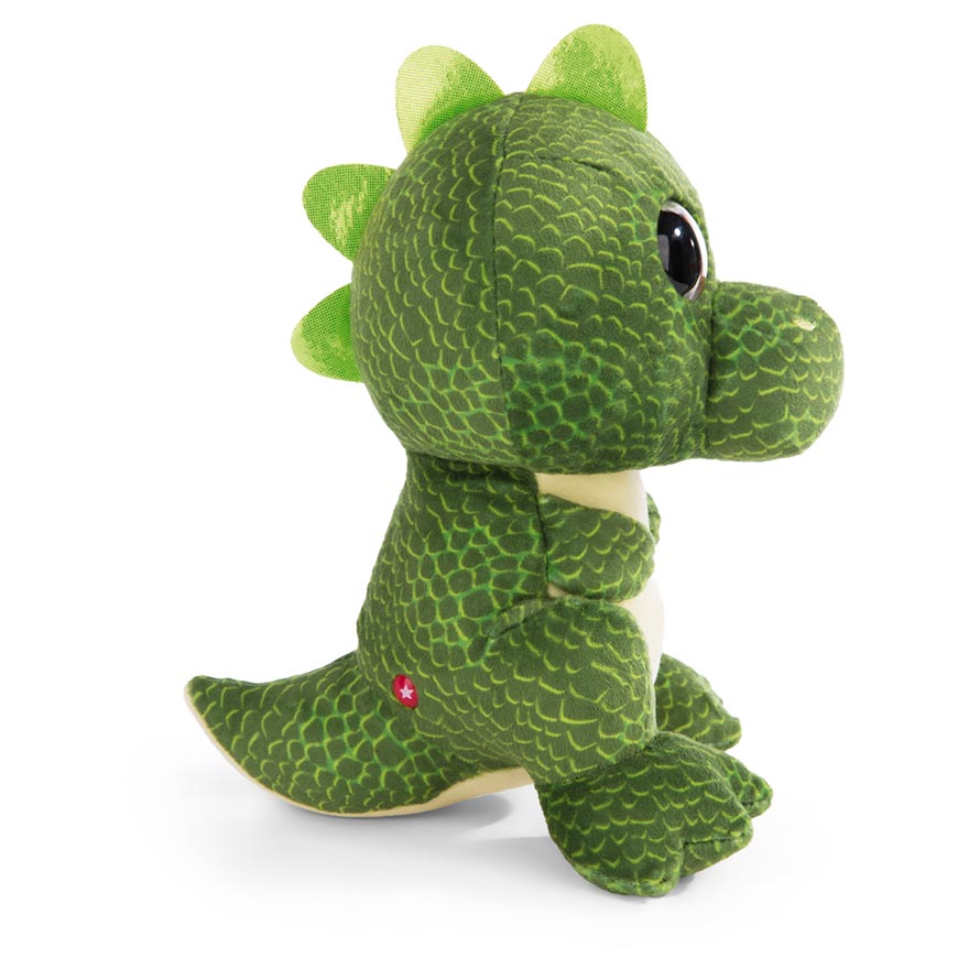 NICI Peluche GLUBSCHIS Dinosaure T-Rex Xert 15 Cm – Doudou Vert Doux En Matériau Recyclé – Cadeau Enfant Fan De Dinos