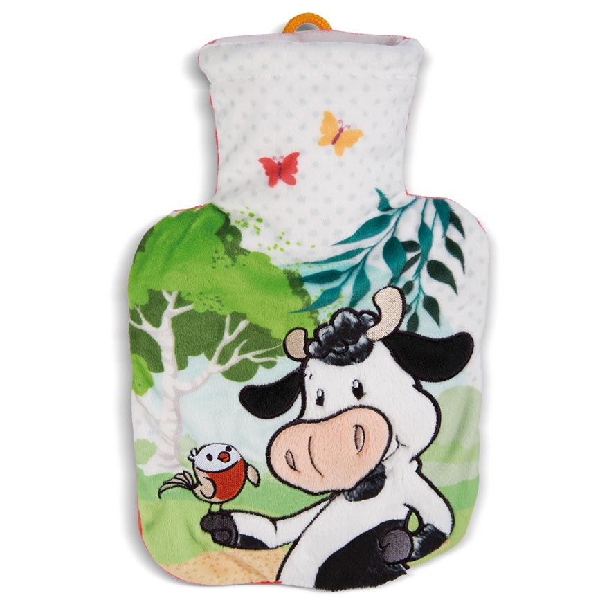 NICI Farm Friends Cowluna Cow Hot Water Bottle nici.co.uk