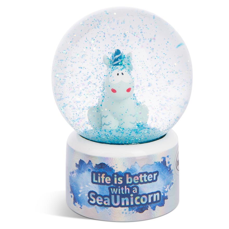 Stephen Joseph Unicorn Snow Globe - Lights Up, Blows Shimmer, 20-Minute Timer, Motorized For Nursery Or Kids Room
